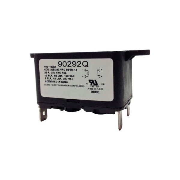 International Refrigeration Products PSG 90290Q SPNO Quick Connect Enclosed Fan Relay 50/60 Hz 240VAC, 8 Amps, Coil 24VAC 90290Q - main